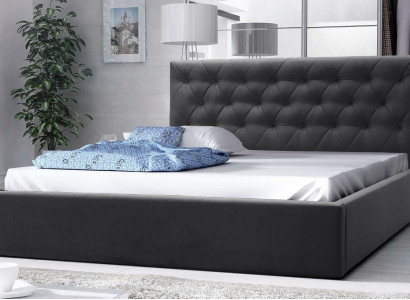 Luxury bed, marital bed style furniture, bedroom hotel beds 180x200 Chesterfield